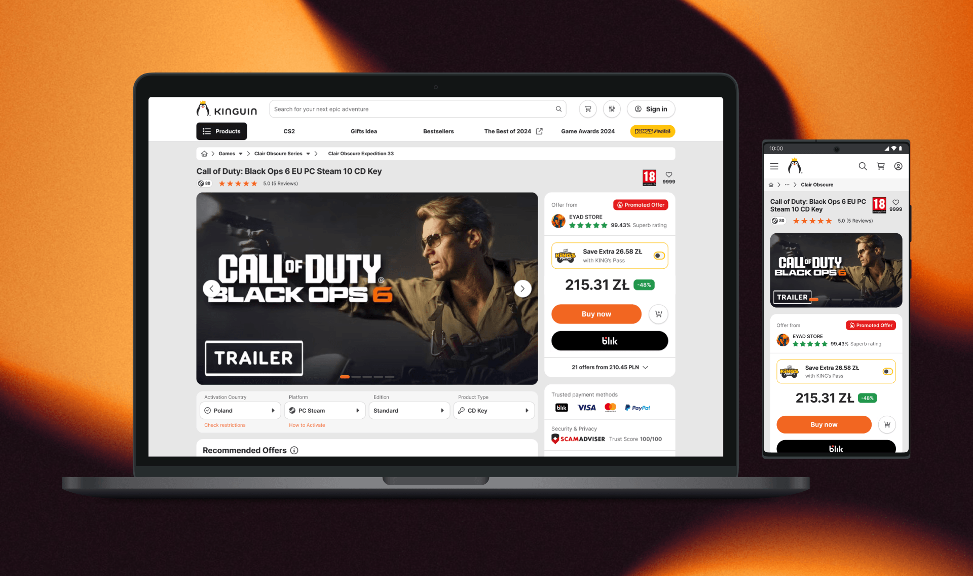 Final Design - Product Page
